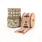 LaRibbons 2 1/2" Wired Ribbon | "Merry Christmas" Natural/Multi | 10 Yard Roll